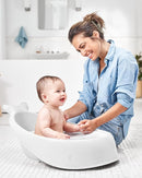 Skip Hop Infant Bath Tub 3-Stage Grow With Baby Smart Sling MOBY Bathtub White Age 0+ by TinyTreasures Baby Boutique