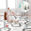 FLAGAV 79x59inch Play Mat for Baby - Extra Large, Non-Toxic, Waterproof Playmat for Indoor and Outdoor Use by TinyTreasures Baby Boutique