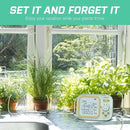 Automatic Plant Waterer Indoor Self Watering System for 15 Potted Plants, Auto Drip Irrigation Kit Programmable Water Timer with Smart Humidity Detection, Green by GreenHaven Gardens