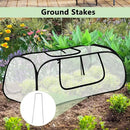 45"*22"*16"Garden Plant Covers with Two Air Hole and Breathable Mesh for Raised Beds, Accelerator Plants Cover, Mini Greenhouse Cover, Frost Cover for Plant Vegetable Seedling Protector 2PCS by GreenHaven Gardens