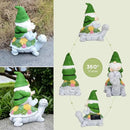 JOBOSI Dwarfs Solar Light Garden Decor Yard Decor Turtle Decor Santa Claus Turtle Solar Light Dwarf Garden Gnome Statues Gifts for mom, Gifts for Grandma by GreenHaven Gardens