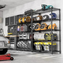 1750 lbs Steel Storage Shelving 5-Tier Utility Shelving Unit Steel Organizer Wire Rack for Home,Kitchen,Office,Garage, 1750 LBS Capacity 17.7" D x 47.2" W x 72.3" H by CozyNest Decor
