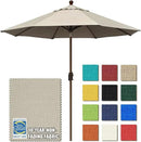 EliteShade USA 10-Year-Non-Fading 9Ft Market Umbrella Patio Umbrella Outdoor Table Umbrella with Ventilation, Antique Beige by GreenHaven Gardens