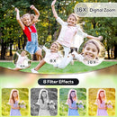 Digital Camera for Kids, WITYEAH 48MP FHD 1080P Point and Shoot Digital Cameras with 16X Zoom Anti-Shake, Compact Portable Cameras for Photography, for Boys Girls Teens Beginners,White by TinyTreasures Baby Boutique