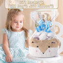 Large Baby Basket Toy Storage 3 Pack, (20"x13.8") Woven Baby Laundry Basket, Stuffed Animal Storage. by TinyTreasures Baby Boutique