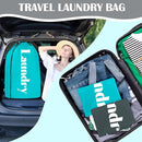 Sylfairy 2 Pack XL Laundry Bag with Strap,Heavy Duty Travel Laundry Bag,Rip-Stop Dirty Clothes Shoulder Bag with Drawstring,Easy Fit a Laundry Hamper or Basket Travel Essentials by TinyTreasures Baby Boutique