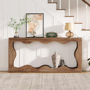 63" Console Table, Farmhouse Entryway Table Couch Table Behind Sofa
