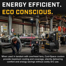 Big Ass Fans - Cool-Space 350 - Portable Evaporative Swamp Cooler, Indoor and Outdoor Use, 16 Gallon Capacity, Variable Speed for Ultimate Cooling in Workshops and Garages by CozyNest Decor