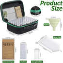Seed Storage Box, Portable Seed Saving Box, Sturdy Seed Organizer Kit Seed Envelopes Funnel Label, Seed Container for Flower Plants Vegetable Seed, L-120 Slots by GreenHaven Gardens