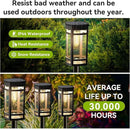 2 Pack Solar Lights Outdoor Waterproof for Garden Pathway Walkway Driveway Yard Lawn Decorative Landscape Lighting. (Warm White Light,2) by GreenHaven Gardens