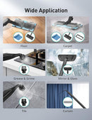 Steam Cleaner, 293°F 58 PSI Powerful Multipurpose Handheld Steam Mop for Home Use, 21 Attachments, 50Oz Capacity, Heavy Duty Steamer for Carpets, Floors, Cars, Tiles, Crack Cleaning, Light blue by TinyTreasures Baby Boutique
