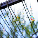 Suncatcher Crystal Prisms Hang Pendants Garden Window Sun Catcher Rainbow Chandelier Beads Chain Ornament, Pack of 7 by GreenHaven Gardens