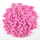 Strictly Briks Classic Bricks Starter Kit - 96 Pink 2x4 Blocks - Creative Play Set for Ages 3+ - Compatible with Major Brick Brands & Block Kits by TinyTreasures Baby Boutique
