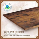Rolanstar Coffee Table, 47.2" Lift Top Coffee Table with Drawers and Hidden Compartment, Retro Central Table with Wooden Lift Tabletop, for Living Room, Rustic Brown by CozyNest Decor