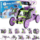 Sillbird Solar Building Robot Kit STEM Gift for Boys Aged 8-14, 12-in-1 DIY Science Educational Toys for Kids Birthday, Solar Powered Robotic Set with 190 Pieces by TinyTreasures Baby Boutique