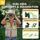 TOY Life Kids Explorer Bug Catcher Kit with Safari Costume, Binoculars Kids Outdoor Toys, Bug Toys, Butterfly Net, Camping Set Outdoor Activities Adventure Kit Nature Exploration Gifts Kid Ages 3-12 by TinyTreasures Baby Boutique