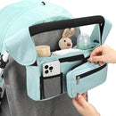 Accmor Universal Stroller Organizer with Insulated Cup Holder Detachable Phone Bag and Shoulder Strap,Stroller Bag Caddy Organizer Accessories Fits for Uppababy, Baby Jogger, Britax Strollers by TinyTreasures Baby Boutique