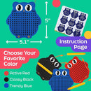 Magnetic Drawing Board for Kids & Toddlers with Beads and Magnet Stylus Pen - Magnetic Travel Toy for Airplane & Car Ride Activities for Kids by TinyTreasures Baby Boutique