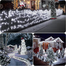 2 Pack Total 400 LED White Solar Christmas Lights, 75.5 Ft 8 Modes Solar String Lights Outdoor Waterproof, Solar Lights for Christmas Wedding Decor Tree Party Patio Decorations by GreenHaven Gardens