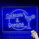 Personalized Beer O'Clock Neon Sign, Custom Wall Sign for Home Bar, Man Cave, Pub, Game Room, LED Beer Light Decor (Cocktail Bar 02) by CozyNest Decor