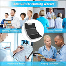 Nursing Clipboard Foldable Clipboard Medical: Edition Cheat Sheets Aluminum 3 Layers Foldable Clipboards Nursing Pocket Size Profile Clip Nurse Clipboards Notepad for Nurses Students and Doctors by TinyTreasures Baby Boutique