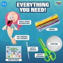MOMOTOYS Mermaid & Sea Life Beginner Sewing Kit for Kids Ages 7+ – Includes 9 Kids Sewing Projects w/Tools & Art Supplies – DIY Felt Crafts – Girls & Boys Gifts for 7, 8, 9, 10, 11, 12 Year Old by TinyTreasures Baby Boutique