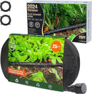 Lefree Soaker Hose 25ft for Garden Beds, Soaker Hose for Foundation Watering, Flat Soaker Hose Save 80% Water, Lightweight Tough Drip Hose for Lawn, Plants (25FT*1Pack) by GreenHaven Gardens