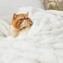 Bedsure GentleSoft King Size Blanket for Bed - Super Soft Cozy Blankets for Women Men Girls, Large Fuzzy Fleece Throw for Bedroom Decor, White,108x90 Inches by CozyNest Decor