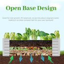 8x4x2 ft Outdoor Raised Garden Bed, Large Metal Planter Raised Beds, Planters for Outdoor Plants for Vegetables, Flowers, Herbs, Fruits, and Succulents.(2 Pcs) by CozyNest Decor