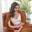 inhand Knitted Throw Blanket for Couch and Bed, Soft Living Room Home Decor Knitted Blanket with Tassel, Outdoor Lightweight Breathable Summer Blanket, Farmhouse Warm Woven Decorative, 50"x60" by CozyNest Decor