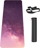 Non Slip Yoga Mat TPE Workout Mat for Men Women, Thick Workout Mat with Carrying Strap, Fitness Mats for Exercise, Yoga, Fitness, Pilates, Floor Workouts (72" x 24" x 6mm) by TinyTreasures Baby Boutique