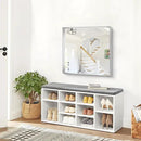 Silver Bathroom Mirror, 30x30 Inch Rectangular Framed Mirror, Large Wall Mounted Bathroom Vanity Mirror Over Sink for Bedroom,Restroom, Living Room, Hangs Vertically or Horizontally by CozyNest Decor