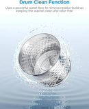 Midea MLTW09M1BWW Portable Washer with 6 Cycles, Drum Clean, Quick, Stainless Steel Tub, Transparent Lid, LED Display Washing Machine, 0.9 cu. ft, White by CozyNest Decor