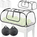 45"*22"*16"Garden Plant Covers with Two Air Hole and Breathable Mesh for Raised Beds, Accelerator Plants Cover, Mini Greenhouse Cover, Frost Cover for Plant Vegetable Seedling Protector 2PCS by GreenHaven Gardens