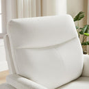 Power Recliner Chair Swivel Glider, Electric Rocking Recliner Chairs with USB and Type-C Ports, Nursery Chair Recliner for Living Room, Bedroom, Apartment（White） by TinyTreasures Baby Boutique