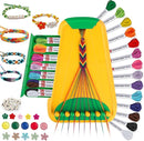 Arts and Crafts for Kids Ages 8-12,Friendship Bracelet Making Kit for Girl,Kids Jewelry Making Kit with 28 Pre-Cut Threads,Christmas Birthday Gifts for Ages 6 7 8 9 10 11 12 Year Old Green by TinyTreasures Baby Boutique