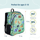 Wildkin 15-inch Kids Backpack – Durable, Padded, Adjustable for School & Travel - Wild Animals by TinyTreasures Baby Boutique