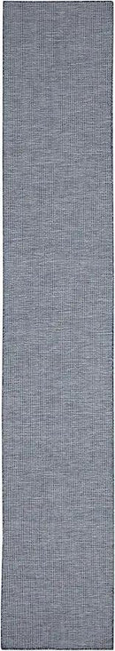 Nourison Positano Indoor/Outdoor Navy Blue 2'2" x 12' Area Rug, Easy Cleaning, Non Shedding, Bed Room, Living Room, Dining Room, Backyard, Deck, Patio (2x12) by CozyNest Decor