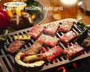 IronMaster Hibachi Grill Outdoor, Small Portable Charcoal Grill, 100% Pre-Seasoned Cast Iron, Japanese Yakitori Camping Grill - 2 Heights, Air Control, Coal Door + Carrying case by GreenHaven Gardens