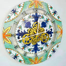 The Gears Clock Wall Clock Italy Collection with Moving Gears (Maiori, 24 inch Round) by CozyNest Decor