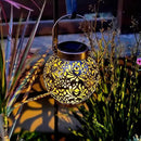 2 Pack Outdoor Solar Hanging Lantern Light LED Decorative Christmas Light for Garden Patio Courtyard Lawn and Tabletop with Hollowed-Out Design. Unique Gardening Gifts for Women. by GreenHaven Gardens