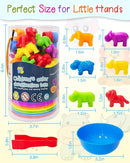 Yetonamr Counting Dinosaurs Montessori Toys for 3 4 5 Years Old Boys Girls, Toddler Preschool Learning Activities Toy for Kids Ages 3-5, 4-8, Birthday Gifts Sensory Toys by TinyTreasures Baby Boutique