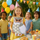 WERNNSAI Night Owl Piñata - Owl Wicked Pinata Hanging Woodland Forest Party Decorations for Kids Birthday Animal Shower Party Game Favor, with Blindfold and Bat by TinyTreasures Baby Boutique