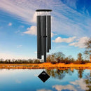 Woodstock Chimes Pluto Wind Chime for Outside 37" Black Wood Medium Tone Sound for Outdoor Garden, Patio, Porch Decor Gifts, Encore Collection, DCKK37 by CozyNest Decor