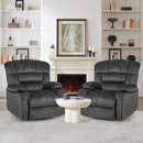 Recliner Chair Manual Modern Ergonomic Lounge Single Sofa Seat Living Room Lounge Recliners on Clearance Foam Filling by CozyNest Decor