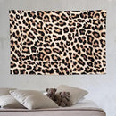 HZOHNAGO Leopard Print Tapestry Rustic Brown Leopard Wild Animal Printed Wall Tapestry Painting Wall Hanging for Bedroom Living Room Dorm 90" W x 60" H by CozyNest Decor