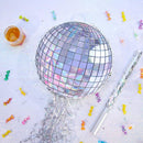 WERNNSAI Disco Ball Piñata - Disco Party Decoration for Adult Birthday Party Supplies Hanging Disco Piñata with Bat Blindfold Mirror Roller Skating Pull String, 12.2” x 12.2” by TinyTreasures Baby Boutique