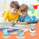 PERRYHOME 3PCS Sticker by Number Paint Books for Kids Ages 4-8, Dinosaur Animal Space Themes Sticker Activity Books, Boys Crafts Party Birthday Christmas Gifts Toys by TinyTreasures Baby Boutique