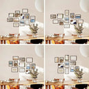 HAUS AND HUES Walnut Oak Wood Gallery Wall Tabletop Frames Made with Real American Oak and Shatter-free Plexiglass - Set of 11 (Eight 4x6, Three 5x7, Framed Walnut) by CozyNest Decor