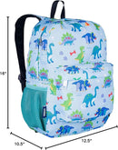 Wildkin 16-inch Kids Backpack – Durable, Padded & Spacious School Bag for Boys & Girls - Dinosaur Land by TinyTreasures Baby Boutique